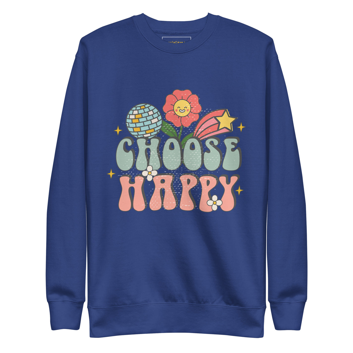 "Choose Happy Disco" Unisex Premium Sweatshirt