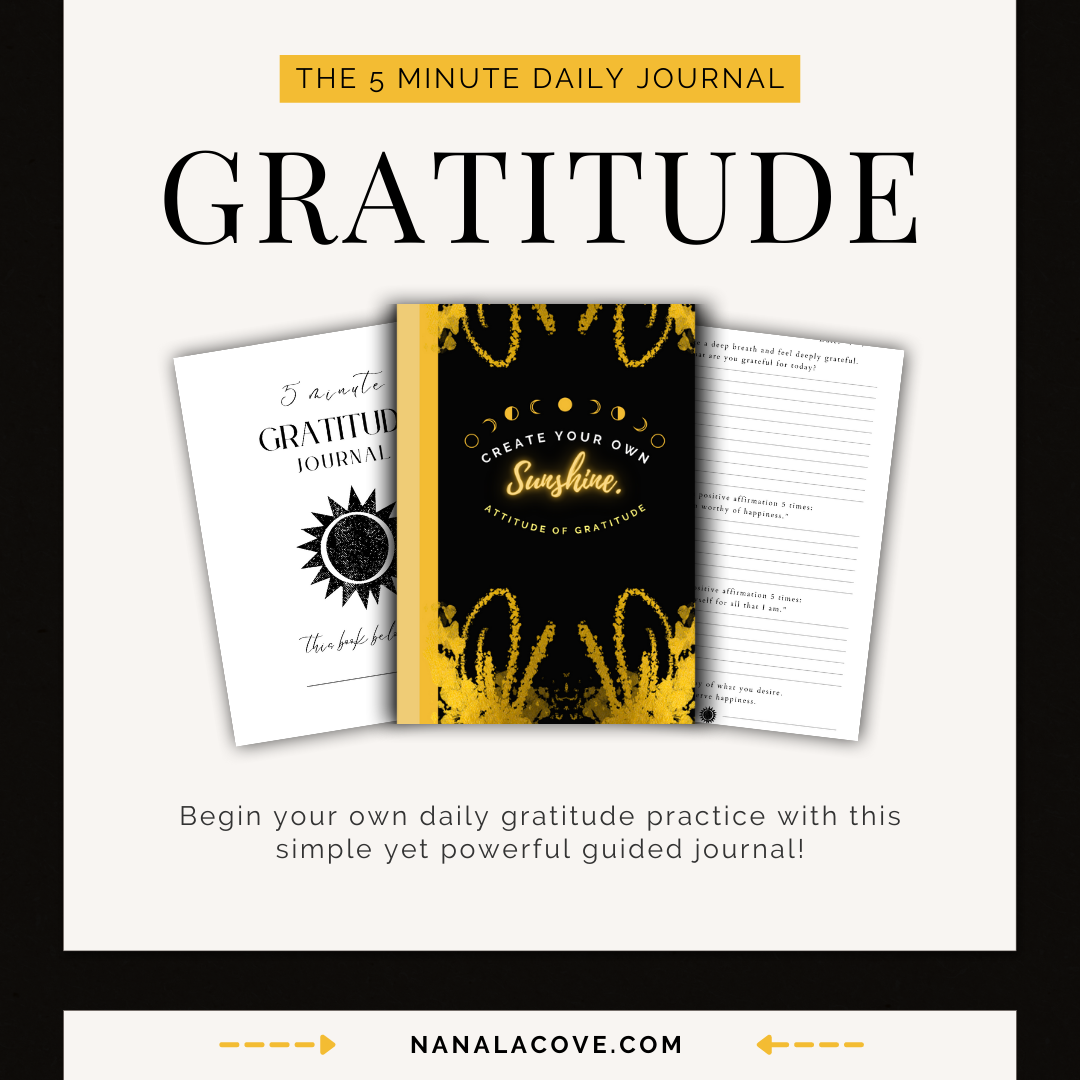 "Attitude of Gratitude" 5-Minute Daily Guided Journal