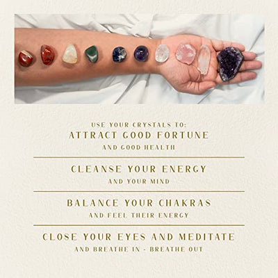 Healing Chakras Crystal and Stone Premium Gift Set (11pc)