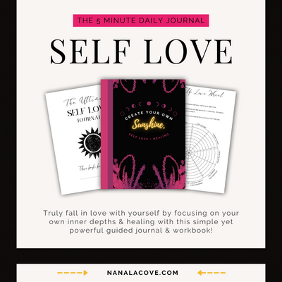 "Self Love + Healing" 5-Minute Daily Guided Journal & Workbook