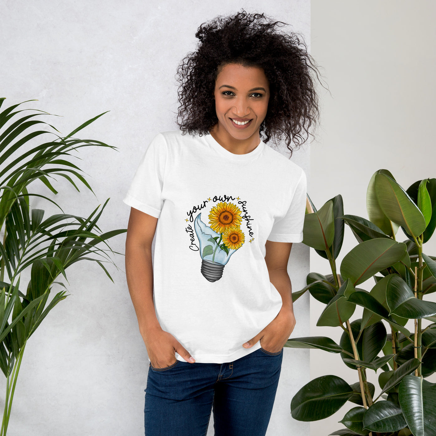 "Create Your Own Sunshine" Jersey Unisex T-Shirt