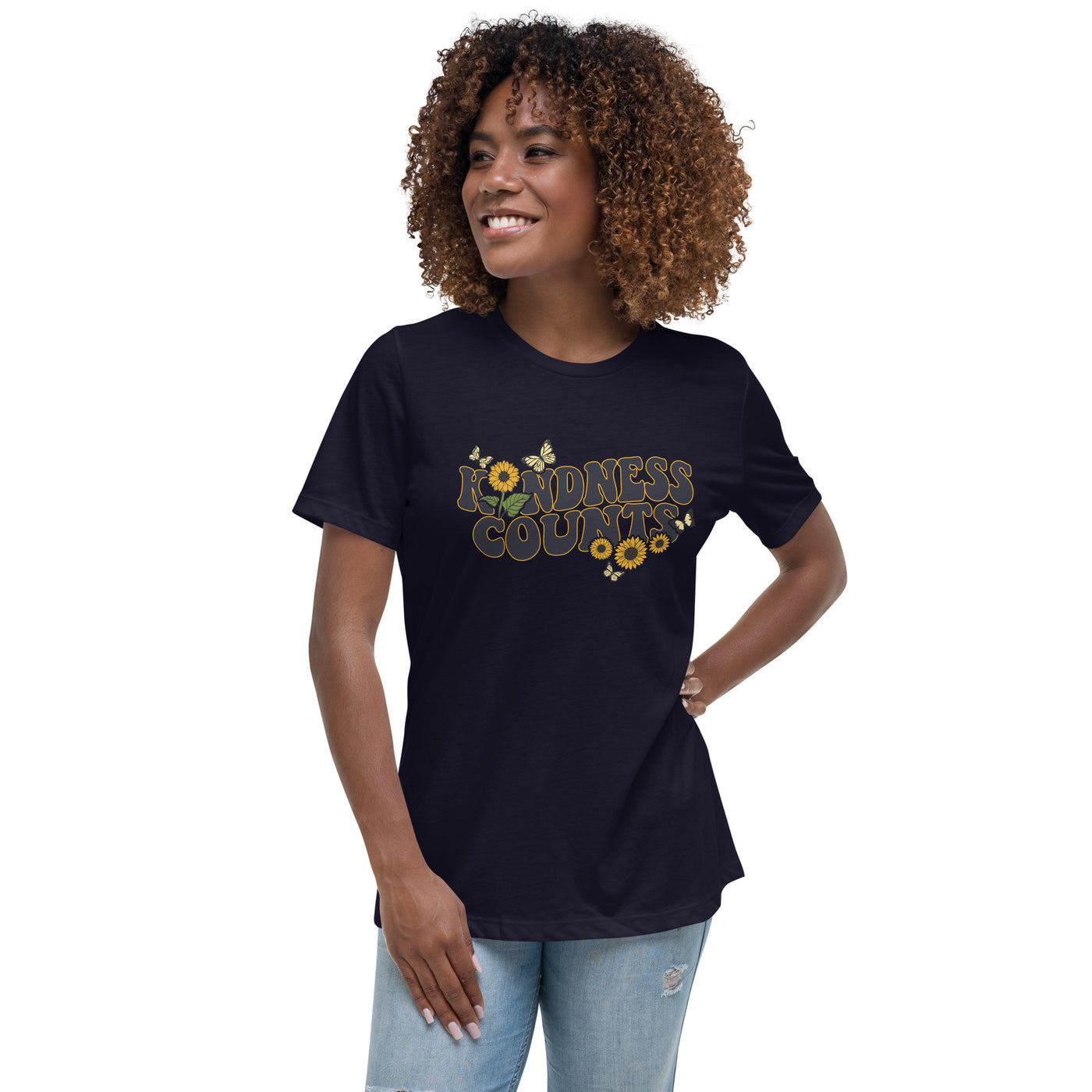 "Güte zählt" das entspannte Frauen-T-Shirt
